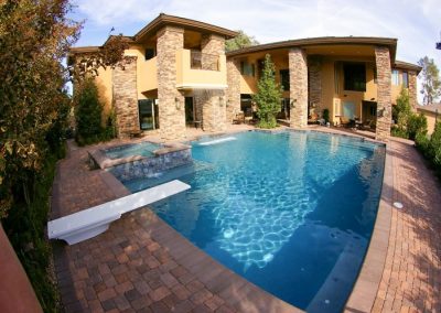 Scottsdale spanish style pools